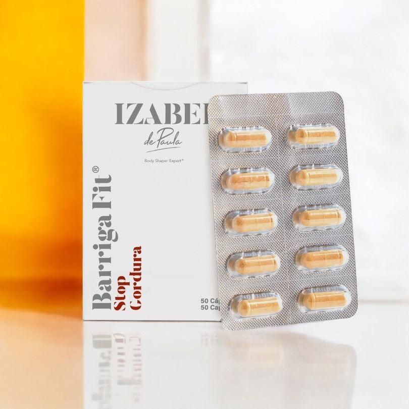Barriga Fit Stop Gordura - Suplemento Natural Emagrecimento 50 Cápsulas Probióticos
