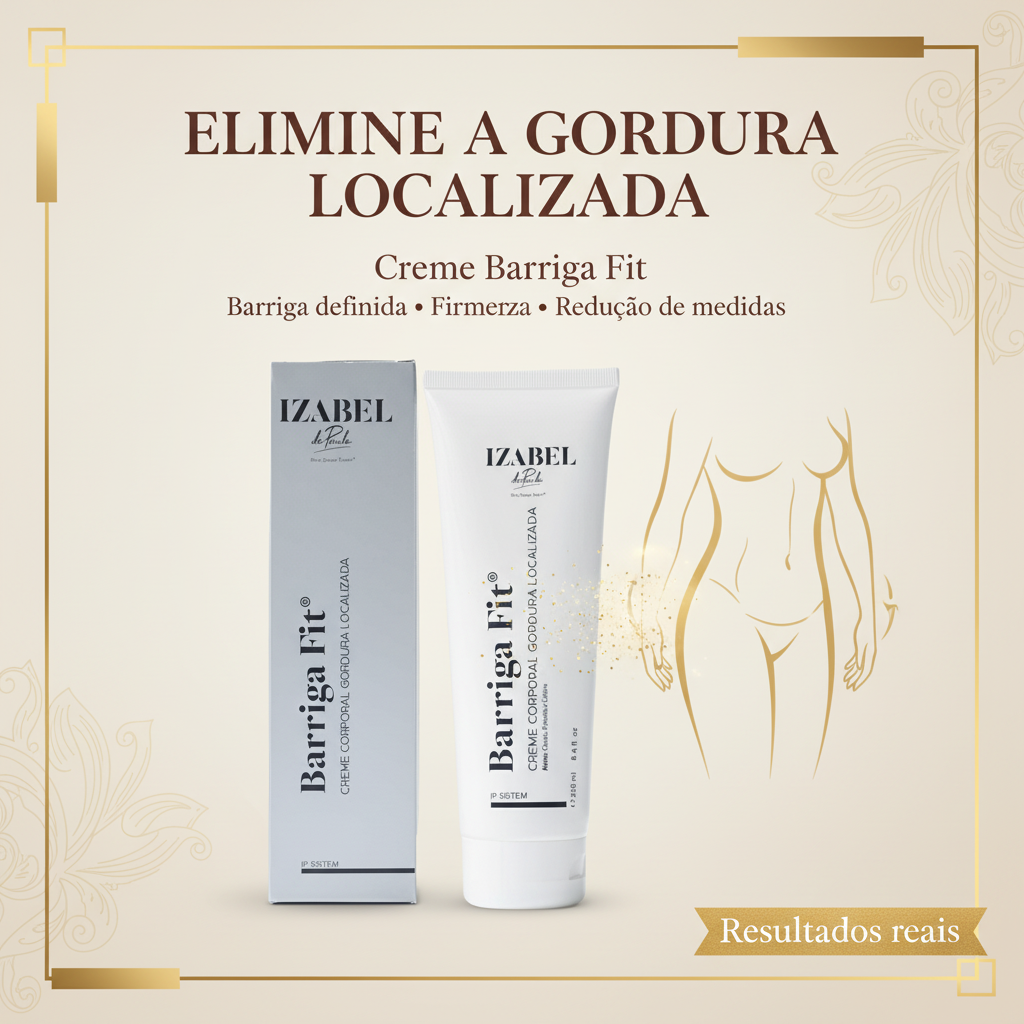 Banner Creme Barriga Fit - Outra Versão Profissional