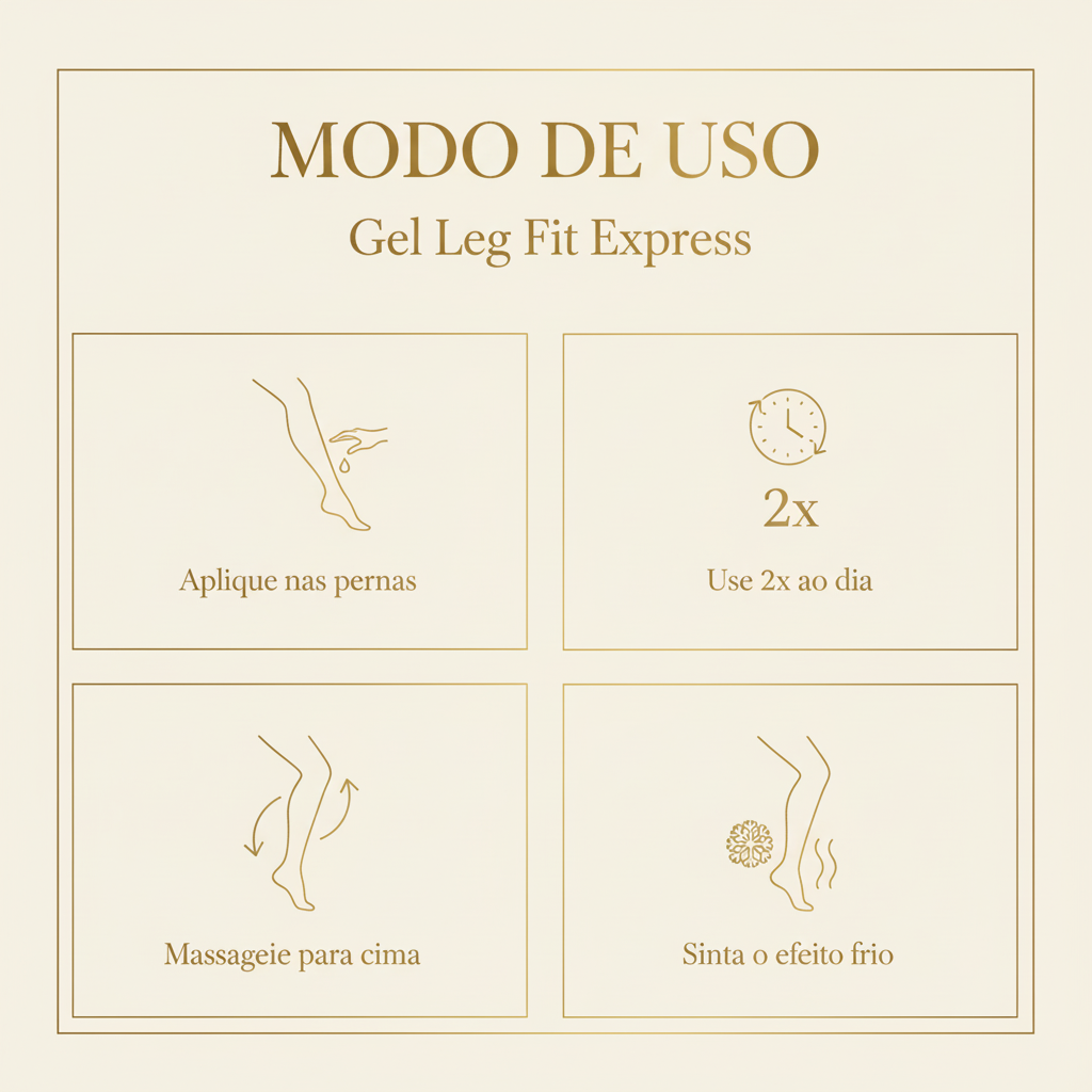 Modo de Uso - Gel Leg Fit Express - Novo Modelo Corrigido